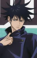 Stylized illustration of Megumi Fushiguro from Jujutsu Kaisen