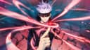 Stylized illustration of Satoru Gojo from Jujutsu Kaisen